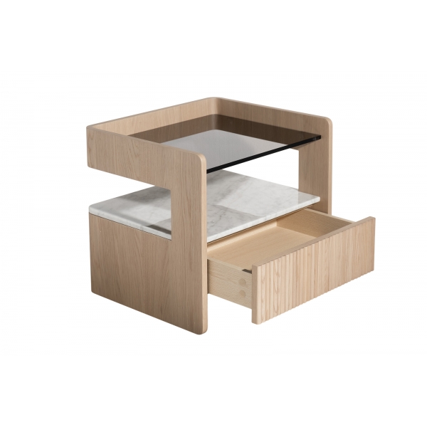 77IP-20100 Тумбочка с ящиком светлая 56*48*48см