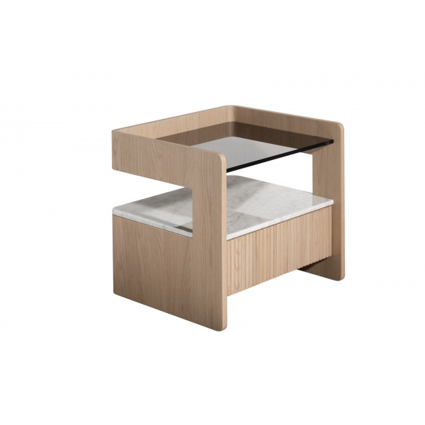 77IP-20100 Тумбочка с ящиком светлая 56*48*48см