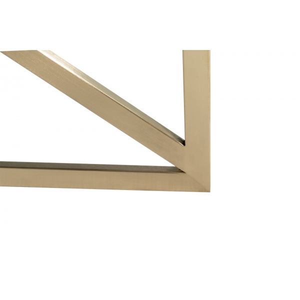 30C-20140 Стул велюр шенилл серый/браш.золото 49*65*99см