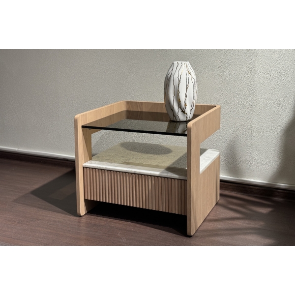 77IP-20100 Тумбочка с ящиком светлая 56*48*48см