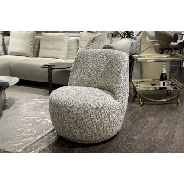 ZW-24057 Кресло Rivoli поворотное рогожка бежевый 73*75*75см