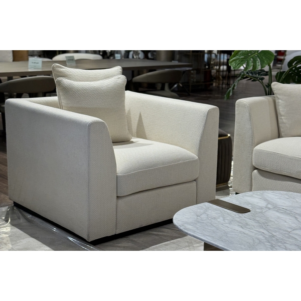 Кресло Roberto рогожка кремовый BOTEGA SVBEG 105*100*90см