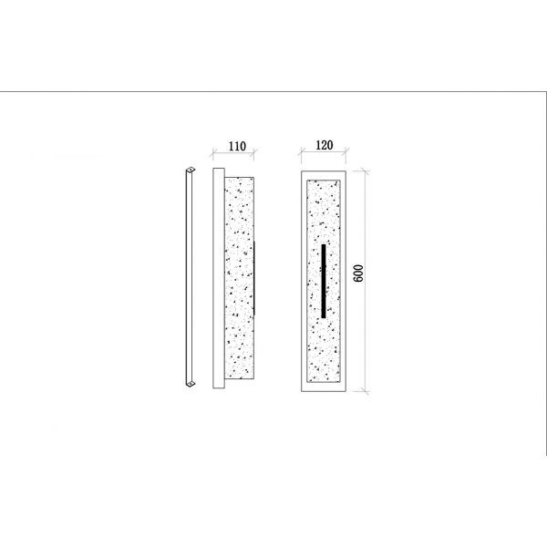 62GDW-92356 Бра 12*h.60 см