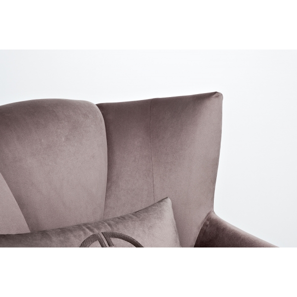 Кресло Siena велюр коричнвый Colt1012-ROSKOR 17 83*82*93см