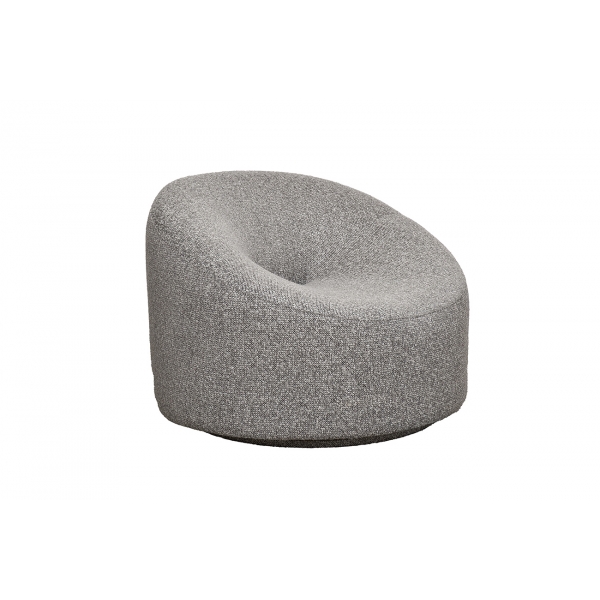 Кресло поворотное LUNA рогожка черно-серый Santo1606-CHSER 98*90*69см