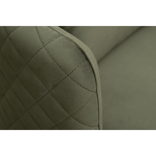 Кресло Verona вращающееся, велюр т.зеленый Colt1011-TZEL/бронза 70*77*80см