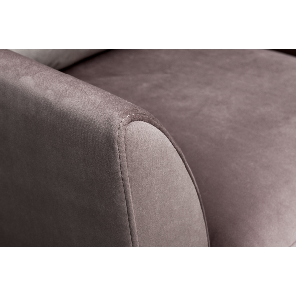 Кресло Siena велюр коричнвый Colt1012-ROSKOR 17 83*82*93см