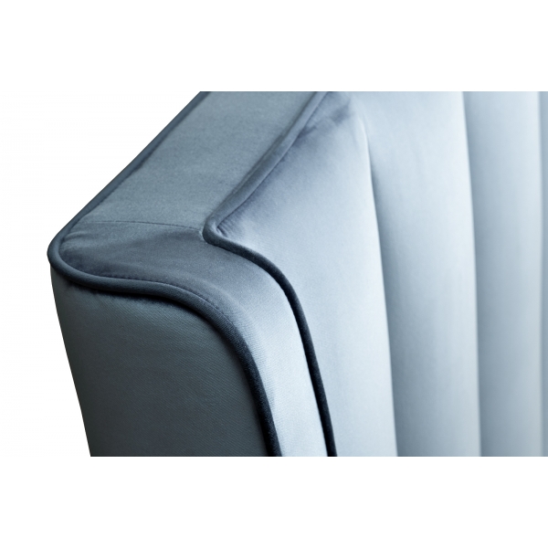 Кровать Odry c подъем.мех.вельвет синий Velv SIN 186*220*120