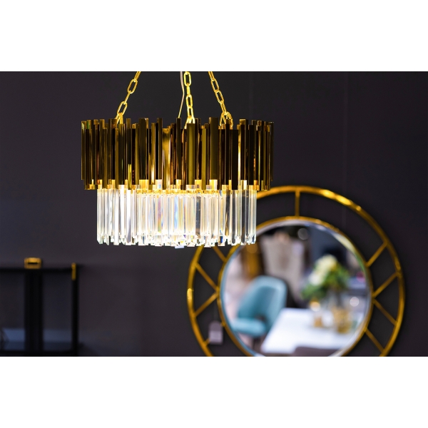 62GDM-81008-600 Люстра Vittoria золото d60см h38см