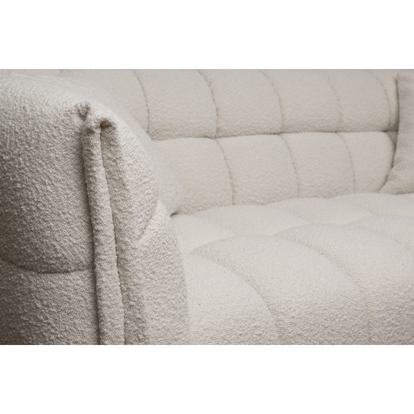 Диван двухместный GD/Prato букле экрю Orso ECRU 204*106**75см