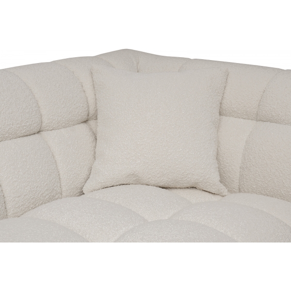 Диван двухместный GD/Prato букле экрю Orso ECRU 204*106**75см