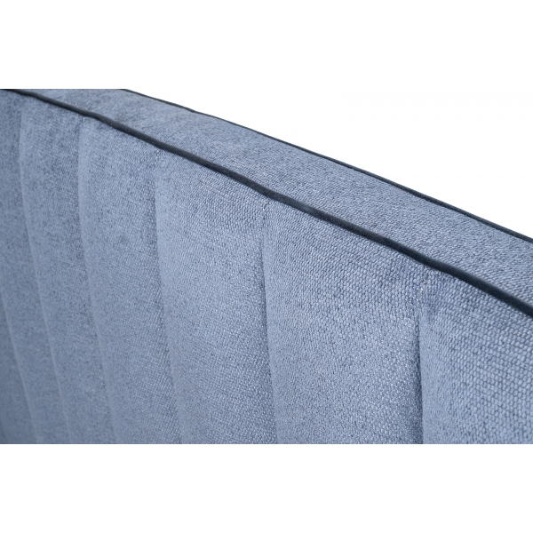 Кровать Odry c подъем.мех. шенилл синий Natur Sin 206*220*120