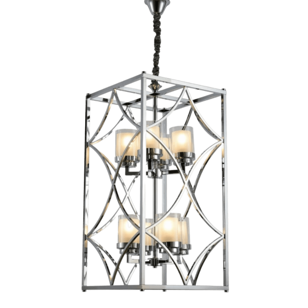 Подвесная люстра Lumina Deco Quadrato LDP 1223-8 CHR