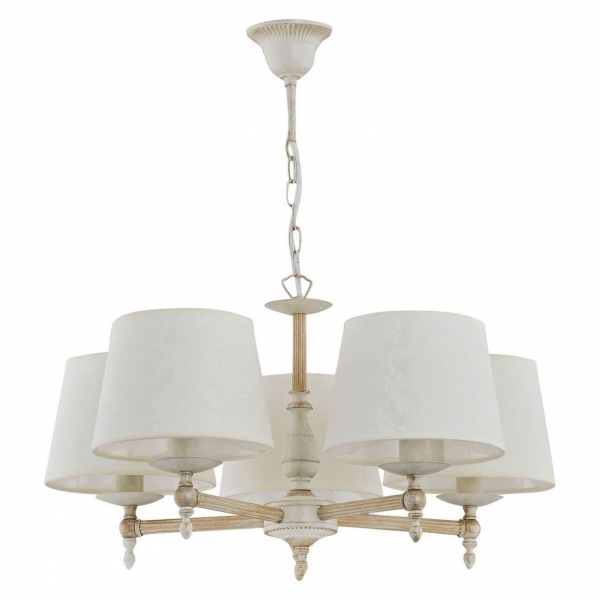 Подвесная люстра Adilux Roksana White 18535