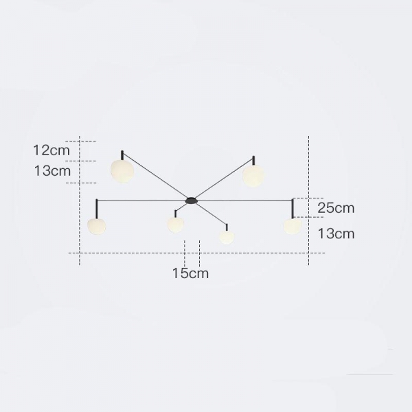 Потолочная люстра Imperium Loft Rangel 213692-26
