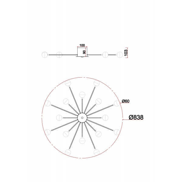 Потолочная люстра Freya Celebrity FR5242CL-16B