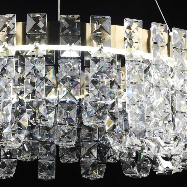 Люстра Reluce 02601-0.4-104W LED COP+CH