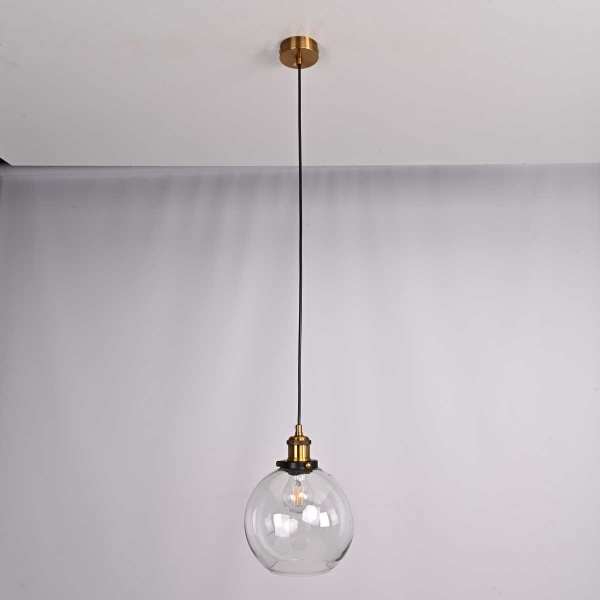 Подвесной светильник Imperium Loft Clear Glass Sphere Cloche 191634-22