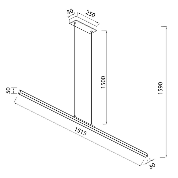 Подвесной светильник Mantra Lineal 8960