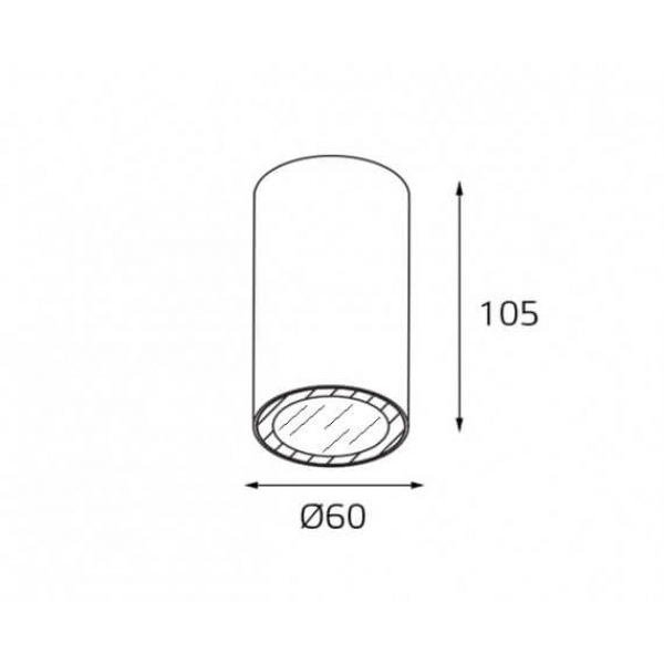 Потолочный светильник Italline DANNY PL IP white