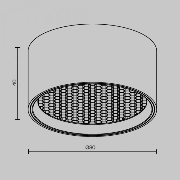 Потолочный светильник Maytoni Technical C122CL-L7-3K-B
