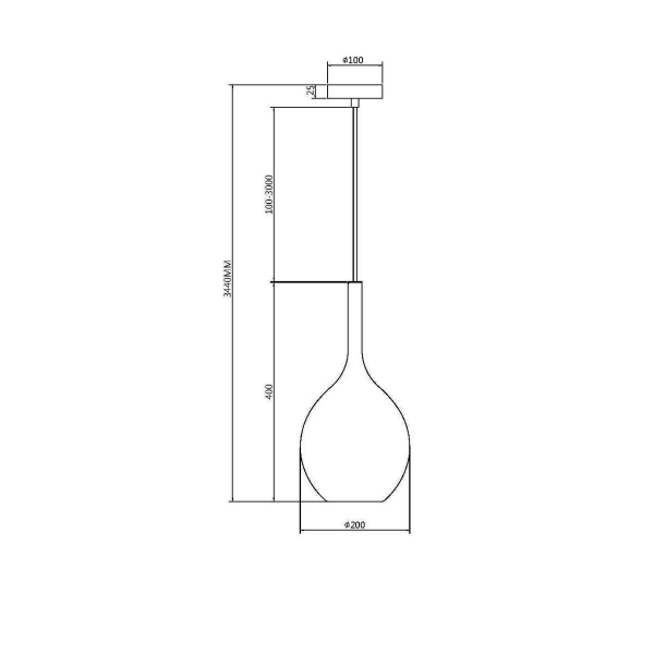 Подвесной светильник Maytoni Duality MOD271PL-01B1