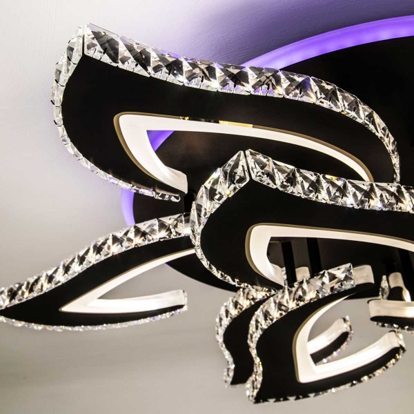 Потолочный светильник LED4U L2839-9 BK