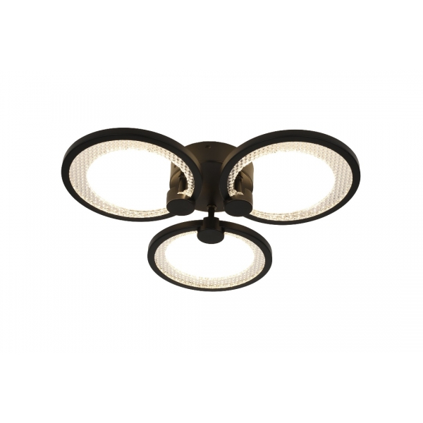 Светильник потолочный светодиодный ЭРА Модерн с ДУ Odry CLL-1-46-RC BK Б0069750