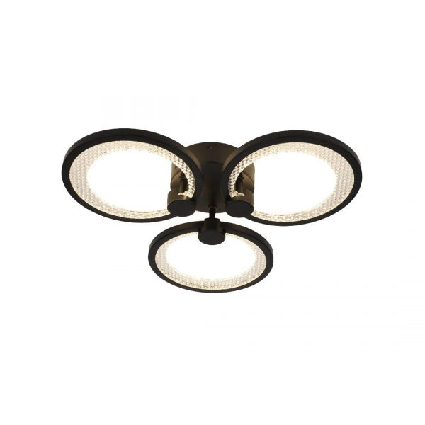 Светильник потолочный светодиодный ЭРА Модерн с ДУ Odry CLL-1-46-RC BK Б0069750