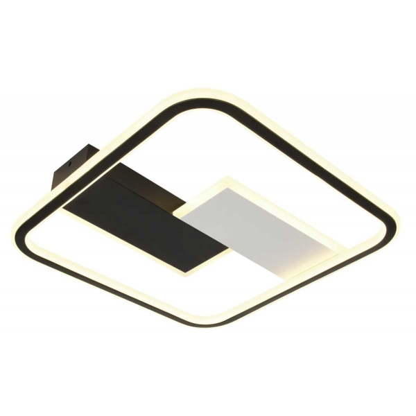 Светильник потолочный светодиодный ЭРА Модерн Henri CLL-1-104-RC BK Б0069747