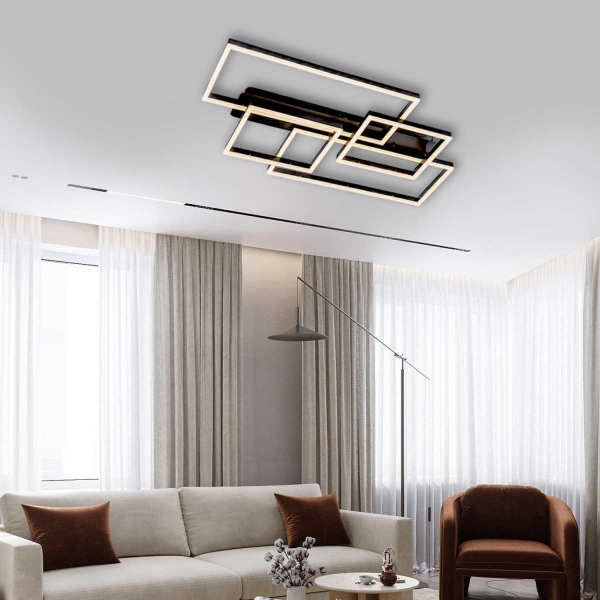 Потолочный cветильник LED4U L11046-4 BK