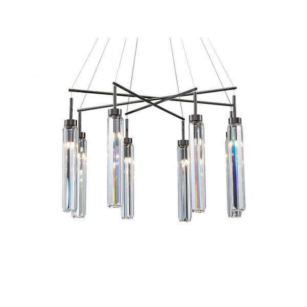 Подвесная люстра Newport Diva 4524+4/S black glossy М0068549