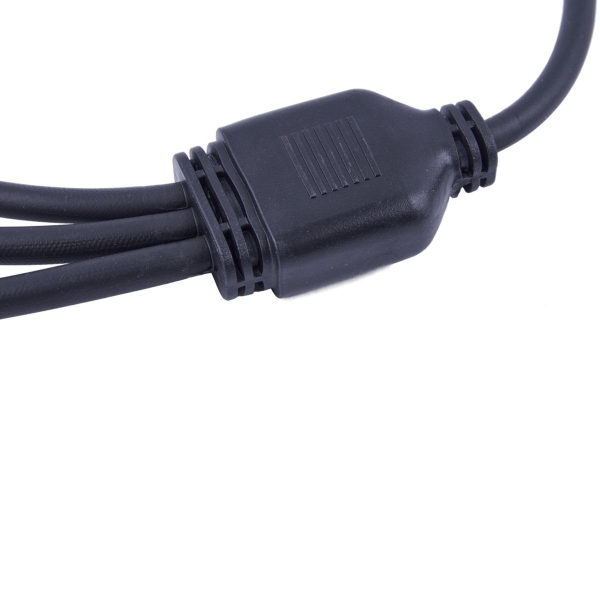 Провод-разветвитель для гирлянд Uniel UCX-F90 S3/0.4M/BK UL-00013235