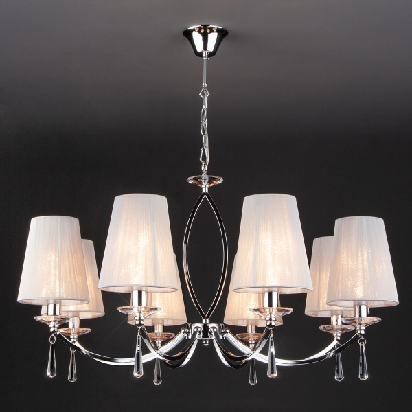 Подвесная люстра Eurosvet 60079/8 хром