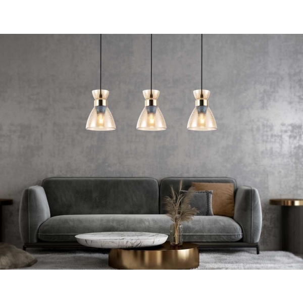 Светильник подвесной со стеклянными плафонами Ambrella light Traditional TR3404