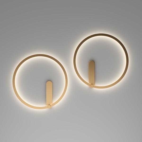 Настенный светодиодный светильник Denkirs Round DK5035-SG