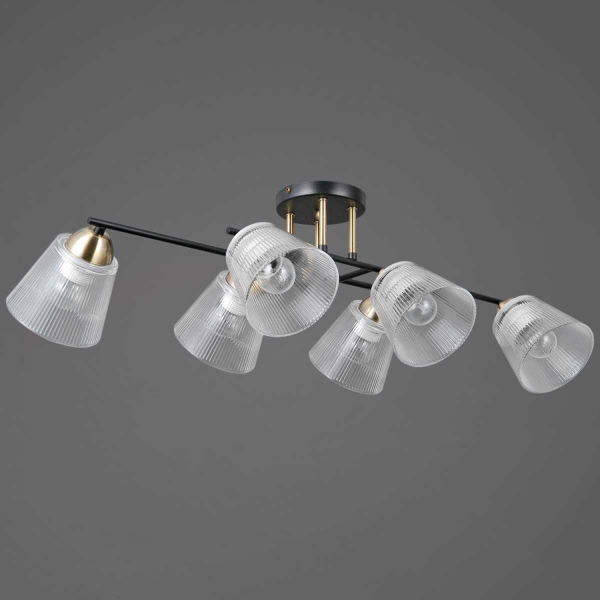 Люстра Illumico IL0845-6CSQ-25BKAB ELITE