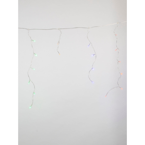 Светодиодная гирлянда Uniel бахрома 220V разноцветный ULD-B1805-048/DTA Multi IP20 UL-00005273