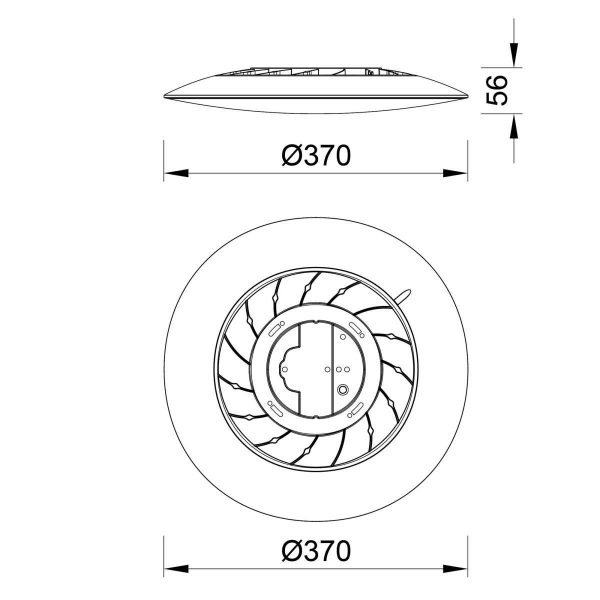 Потолочный светильник Mantra SLIM CCT 8691