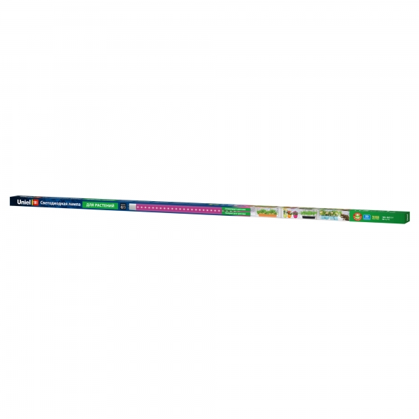 Лампа светодиодная для растений Uniel G13 18W прозрачная LED-T8-18W/SPSB/G13/CL PLP30WH UL-00006698