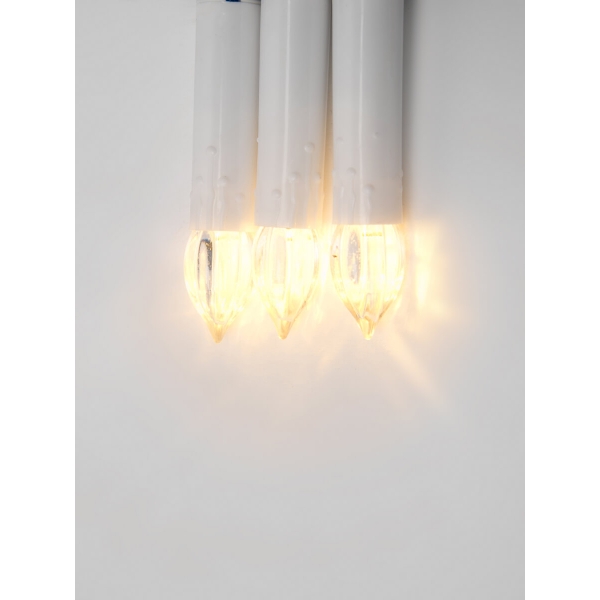 Светодиодная гирлянда Uniel Свечки 220V теплый белый ULD-S0400-020/SGA Warm White IP20 Candles UL-00005468