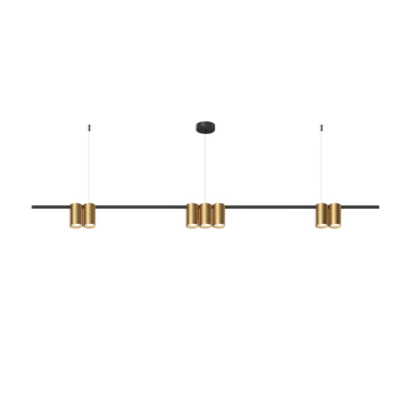 Подвесная люстра Denkirs Orbit DK4063-BK+SG