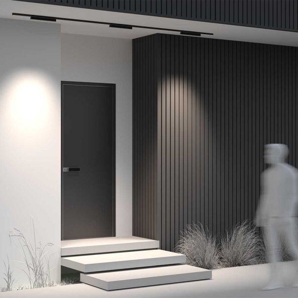 Уличный трековый светильник Maytoni Outdoor O-TR02-2-S-18WB4K