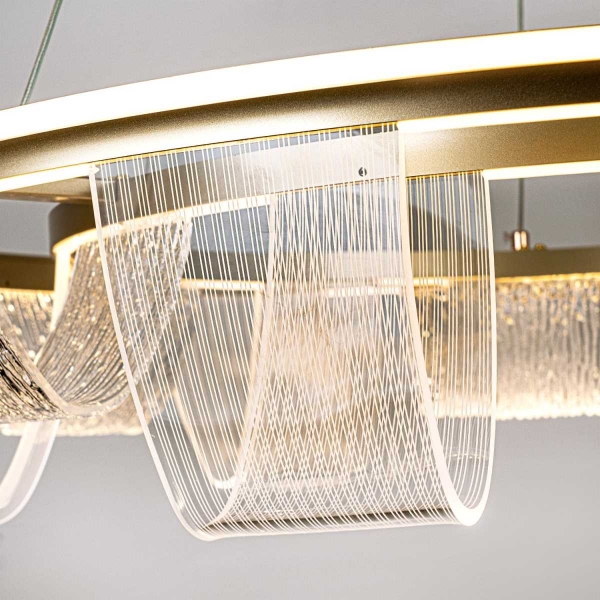 Подвесной cветильник LED4U L7706-800 GD