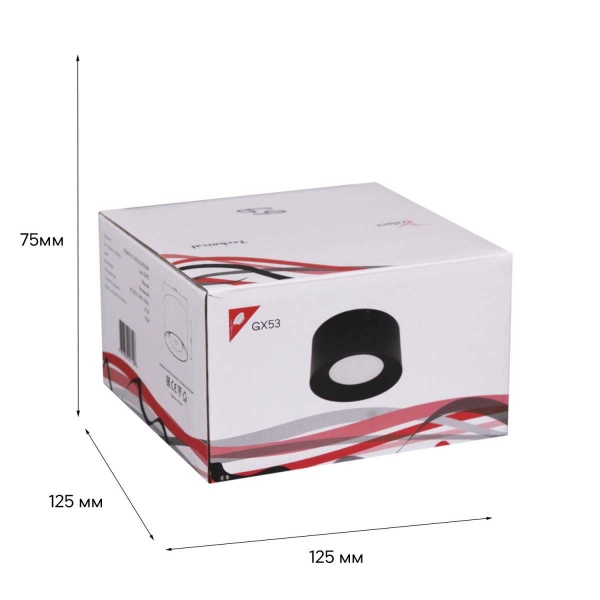 Точечный светильник Reluce Technical 53060-9.5-001LD GX53 BK