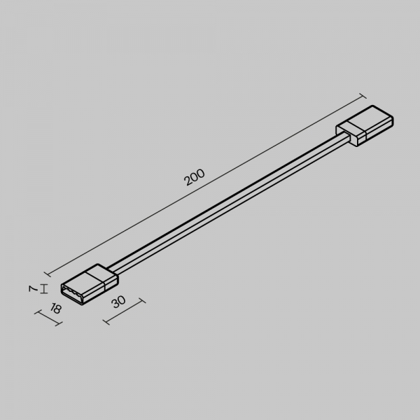 Комплектующие для уличной трековой системы Maytoni Outdoor O-TR002-SC
