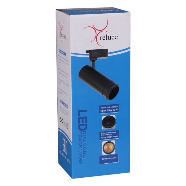 Светильник трековый Reluce 06650-9.3-LED10/20/30W CCT BK