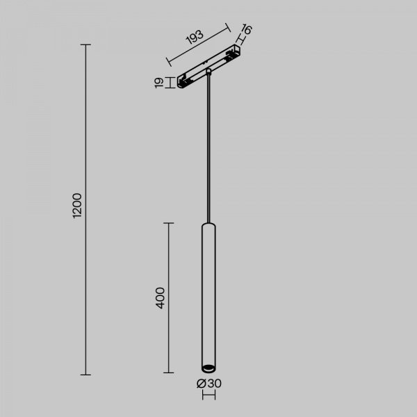 Трековый светильник Maytoni Technical Focus LED TR226-4-5WTW-M-DD2-W
