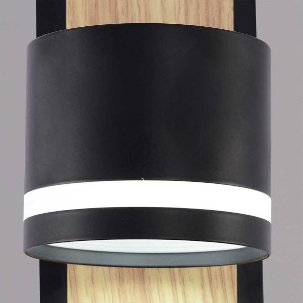 Бра Reluce 22540-0.2-01 BK+WOOD