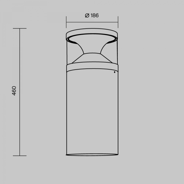 Ландшафтный светильник Maytoni Outdoor O496FL-L21B3K1
